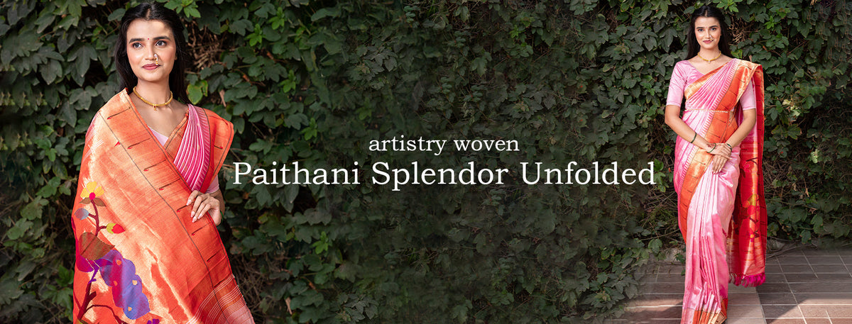 Buy Paithani Saree Online - Paithani Saree Price Starts @2250 – House of Hind