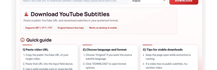 Downsub Tai Sub Youtube Cover Image